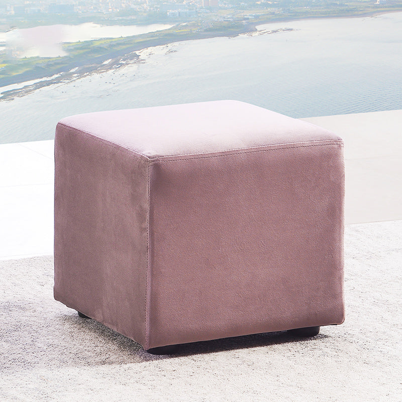 Modern Square Pouf Trea Resistant Velvet Pouf for Drawing Room