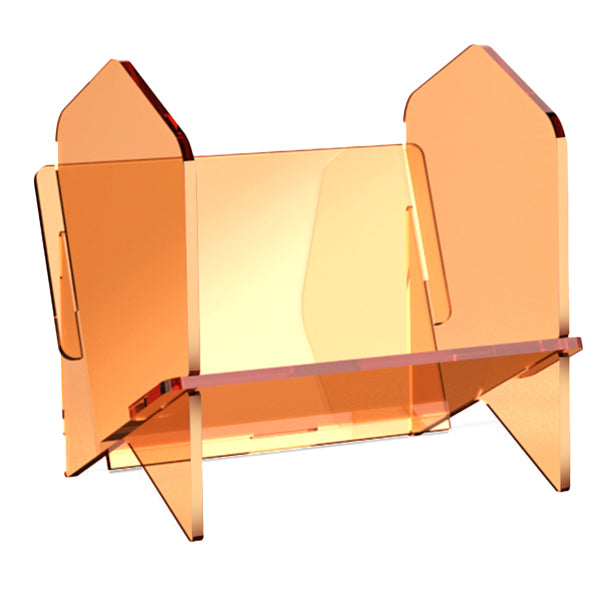 Standard Acrylic Bookcase Scandinavian Closed Back Bookshelf