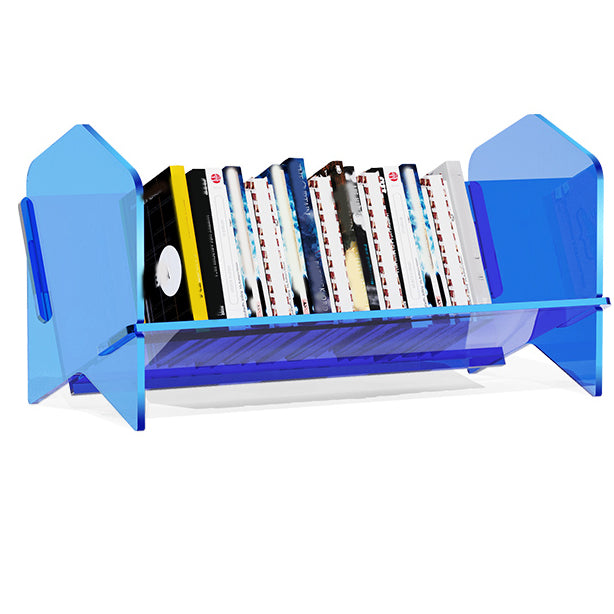 Standard Acrylic Bookcase Scandinavian Closed Back Bookshelf