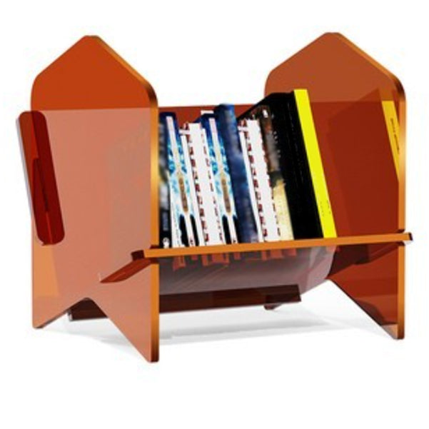 Standard Acrylic Bookcase Scandinavian Closed Back Bookshelf