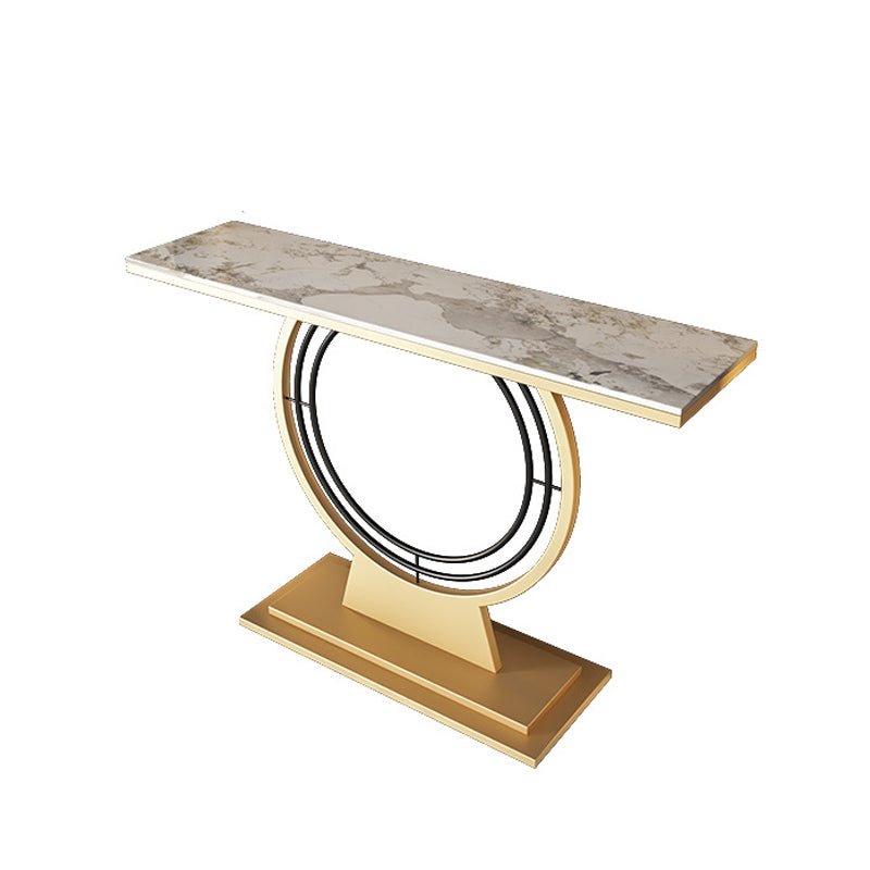 Rectangle Glam Console Accent Table Antique Finish Console Table