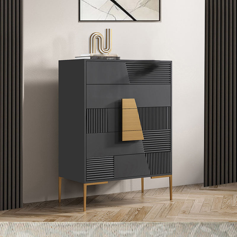 Glam Lingerie Chest Wood Storage Chest with Drawers for Bedroom