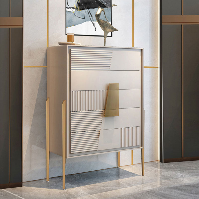 Glam Lingerie Chest Wood Storage Chest with Drawers for Bedroom