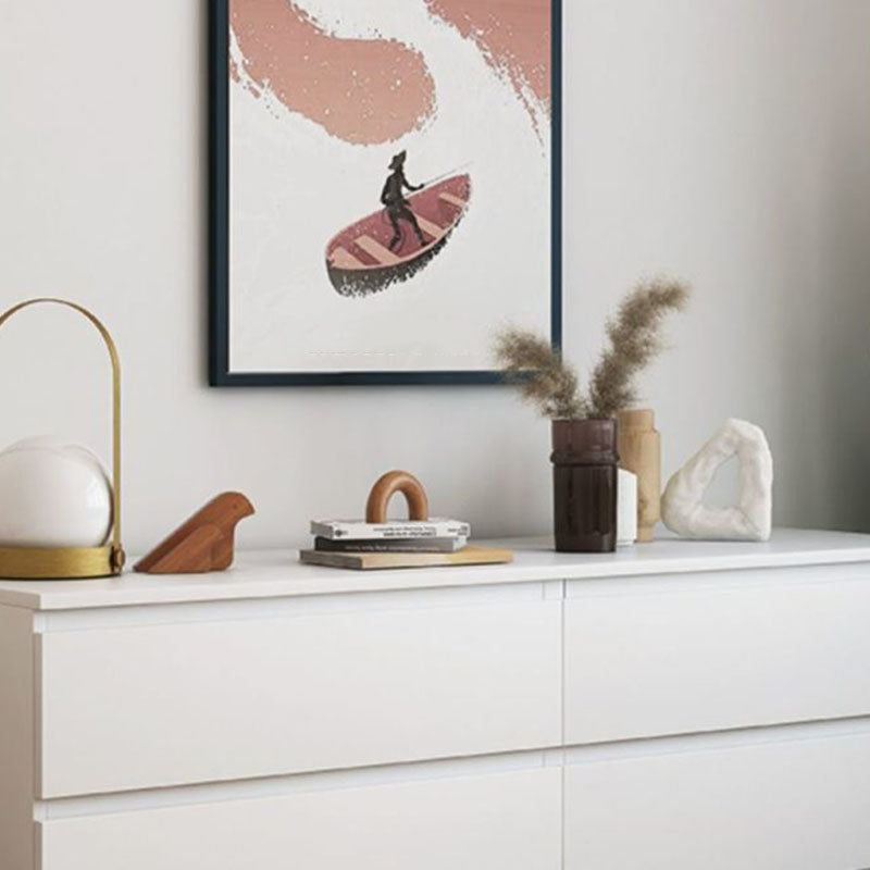 Modern Storage Chest Manufactured Wood Storage Chest Dresser , 15.6 Inch W