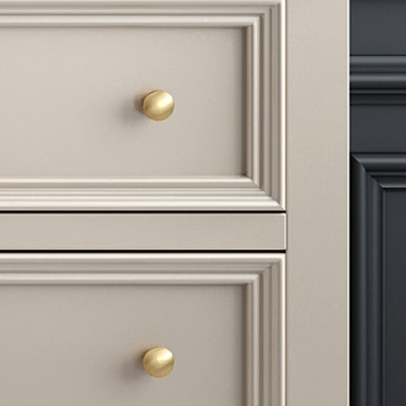 Classic Glam Storage Chest Solid Wood Dresser , 17.55-inch Width