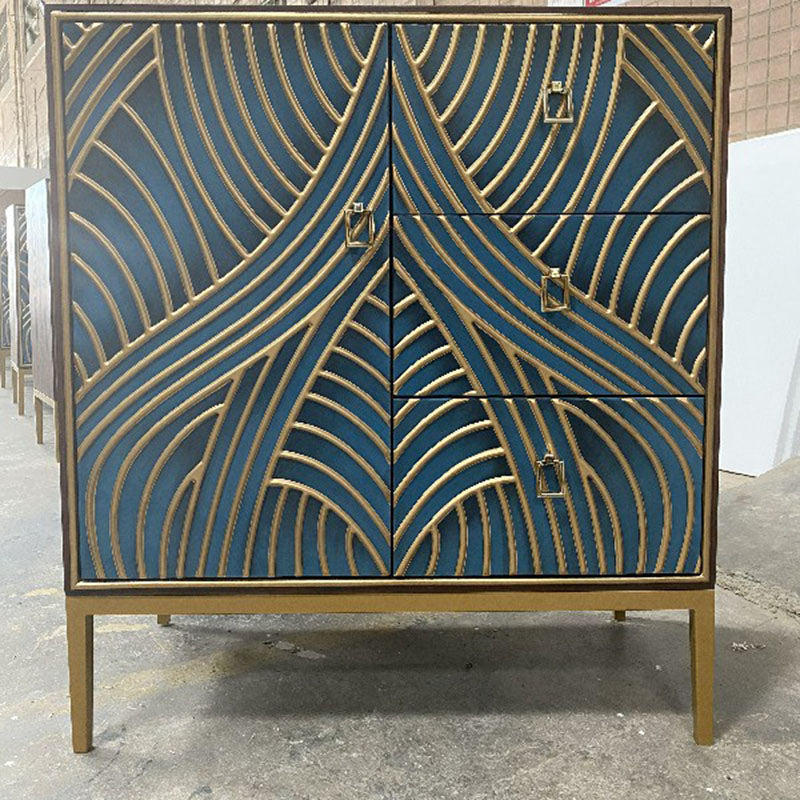 Modern Storage Chest Manufactured Wood Dresser , 12.48/15.6 Inch Width