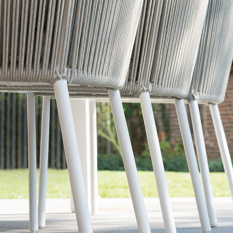 Boho Style Stone Dining Table 1/3 Pcs Dining Table Set with Chairs for Patio