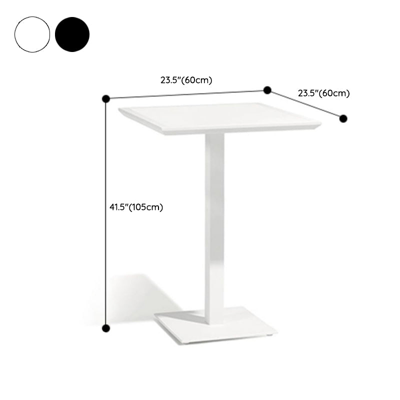 Boho Style Stone Dining Table 1/3 Pcs Dining Table Set with Chairs for Patio