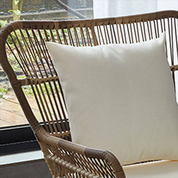 Modern Style Bistro Table Set Wicker 1/2/3 Pieces Bistro Set with Toss Pillows