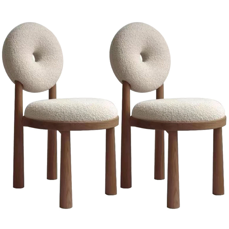 Upholstered Armless Dining Chairs King Louis Back Side Chair