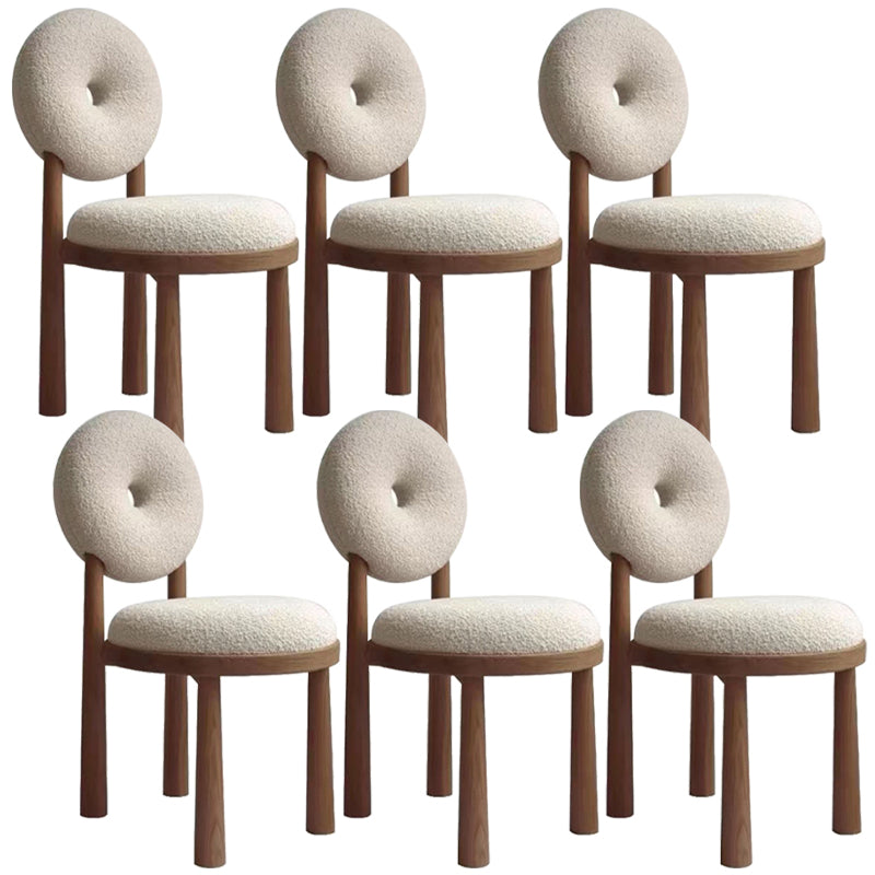 Upholstered Armless Dining Chairs King Louis Back Side Chair