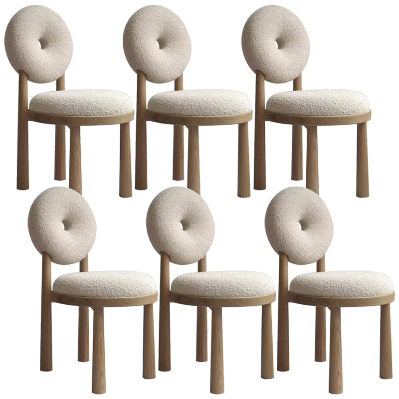 Upholstered Armless Dining Chairs King Louis Back Side Chair