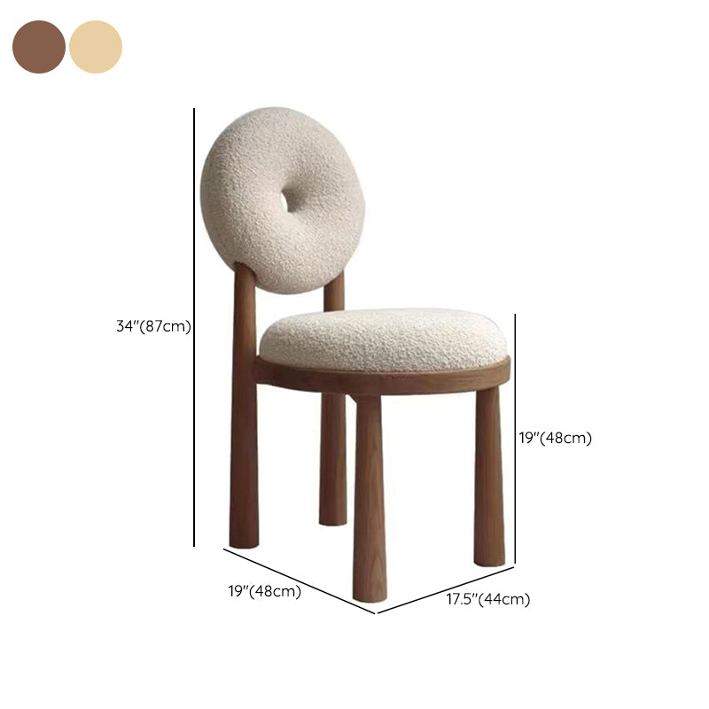 Upholstered Armless Dining Chairs King Louis Back Side Chair