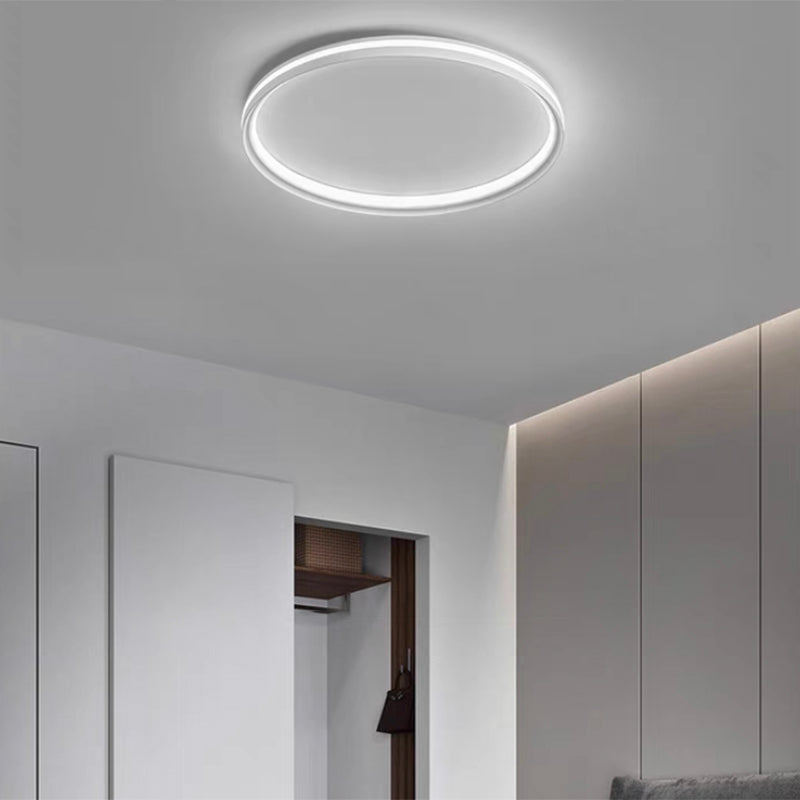 LED White Ceiling Light Contemporary Acrylic Flush Mount Lighting for Room