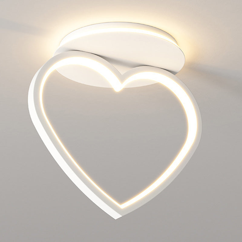Modernism LED Ceiling Light White Flush Mount Lighting for Dining Room