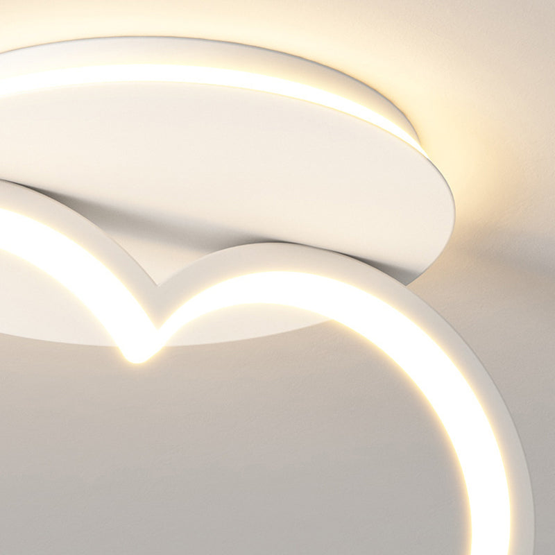 Modernism LED Ceiling Light White Flush Mount Lighting for Dining Room