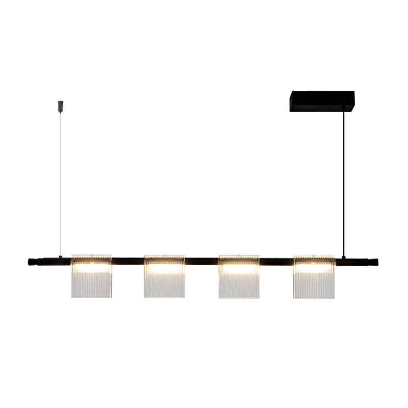 Modern LED Hanging Light Acrylic Island Light Fixture for Dining Room