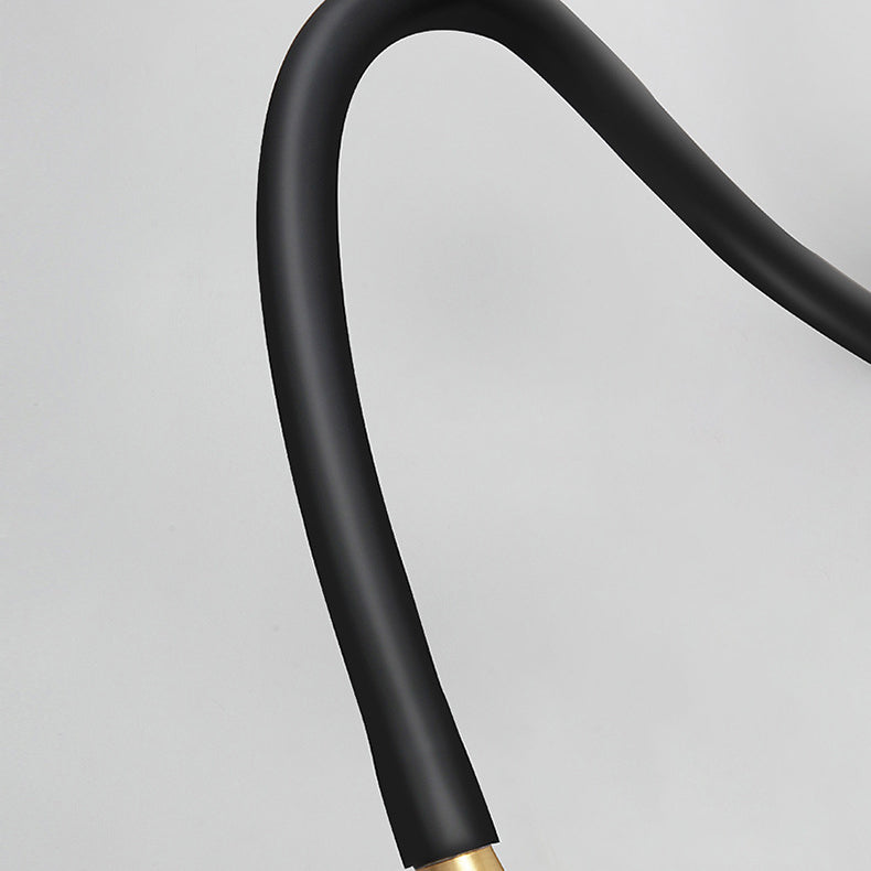 Armed Wall Light Fixture Modern Metal 1 Light Wall Sconce in Gold