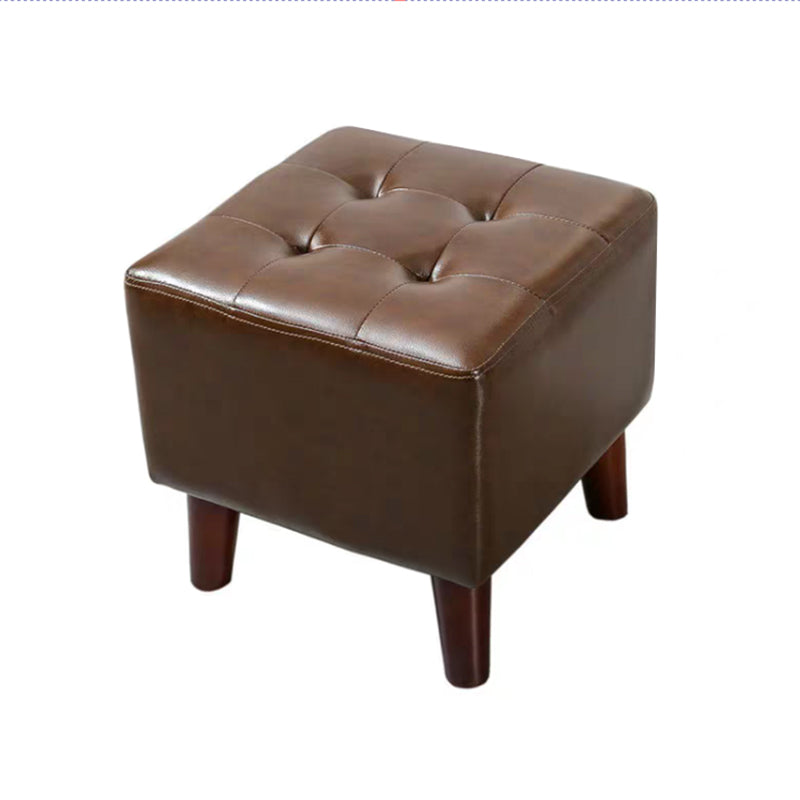 Yellow Modern Standard Stain Resistant Square Indoor Standard