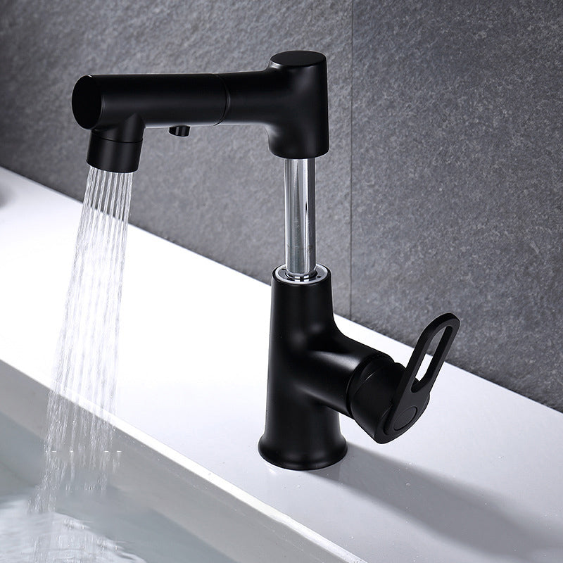 Vessel Sink Faucet Contemporary Single Handle Faucet with Swivel Spout