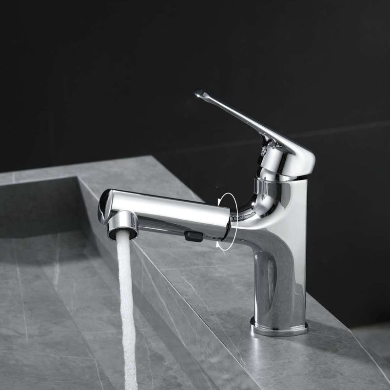 Single Handle Faucet Contemporary Vessel Sink Faucet with Lever Handle
