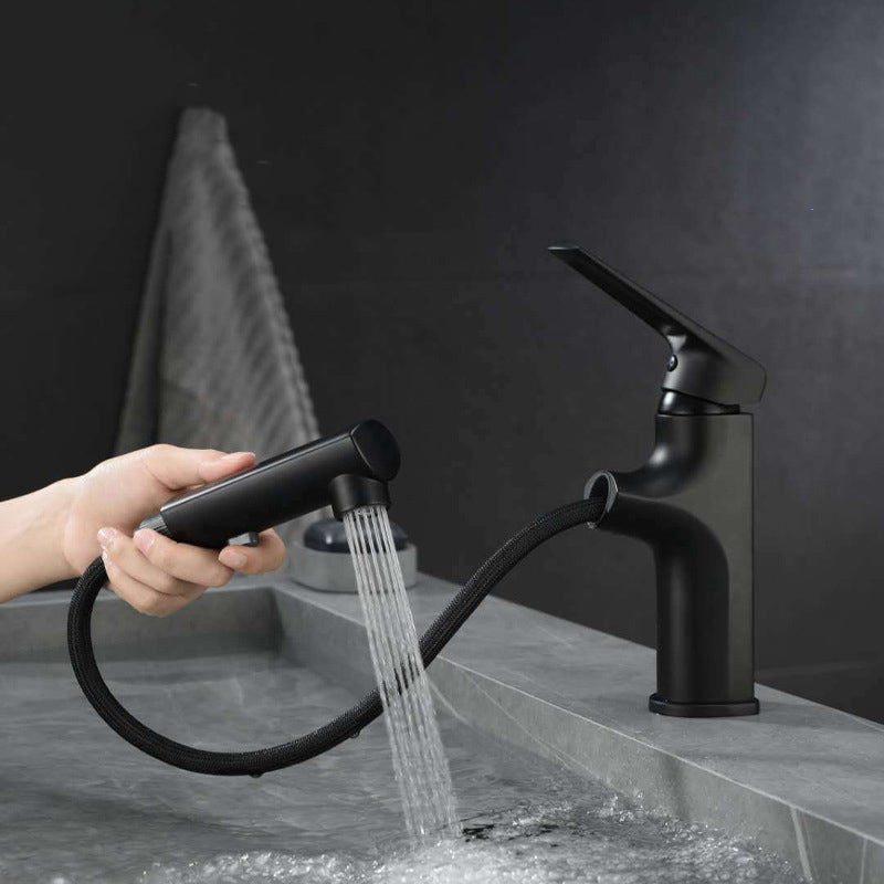 Single Handle Faucet Contemporary Vessel Sink Faucet with Lever Handle