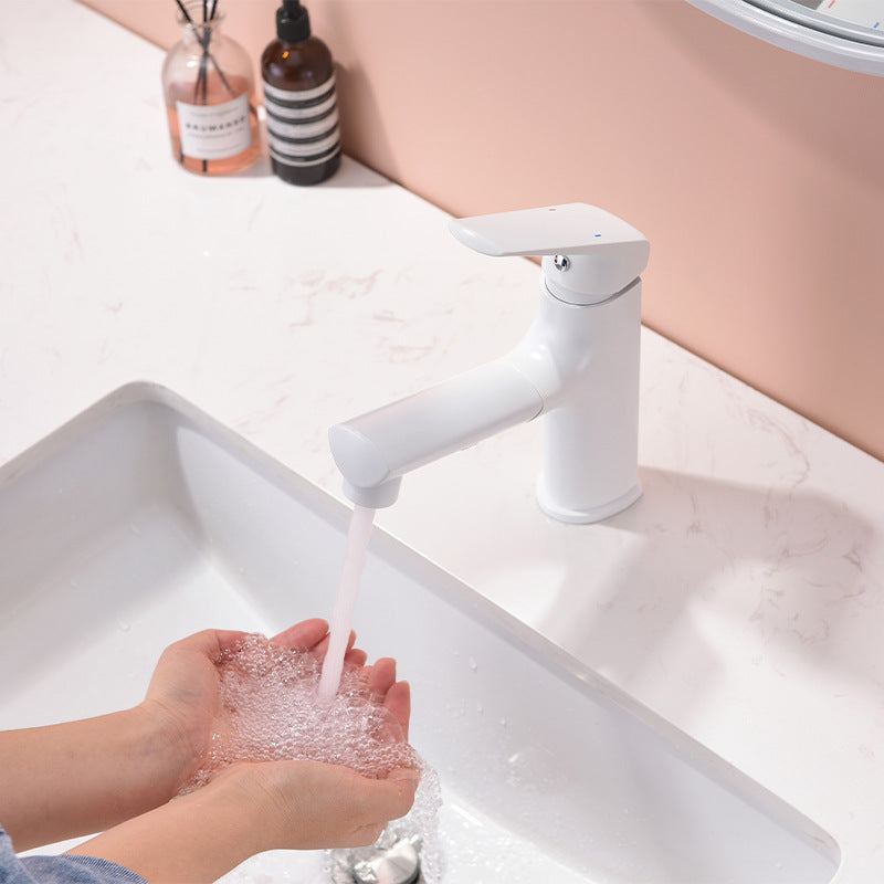 Single Handle Faucet Contemporary Vessel Sink Faucet with Lever Handle
