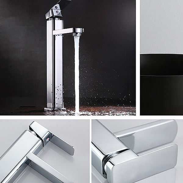 Glam Style Faucet Single Lever Handle Vessel Sink Faucet for Bathroom