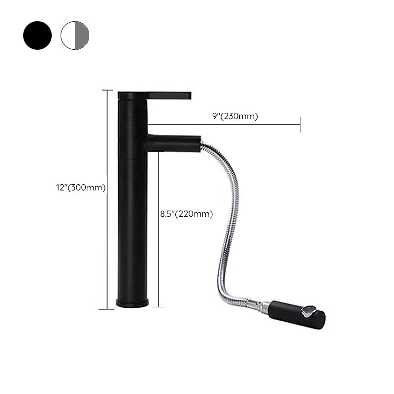 Glam Style Faucet Single Lever Handle Vessel Sink Faucet for Bathroom