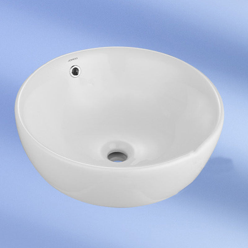 Classic Trough Bathroom Sink Solid Color Trough Sink with Overflow(Not Included Faucet)