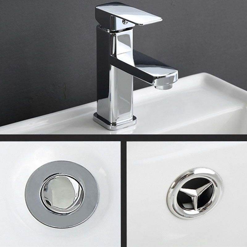 Classical White Bathroom Sink Porcelain Trough Bathroom Sink