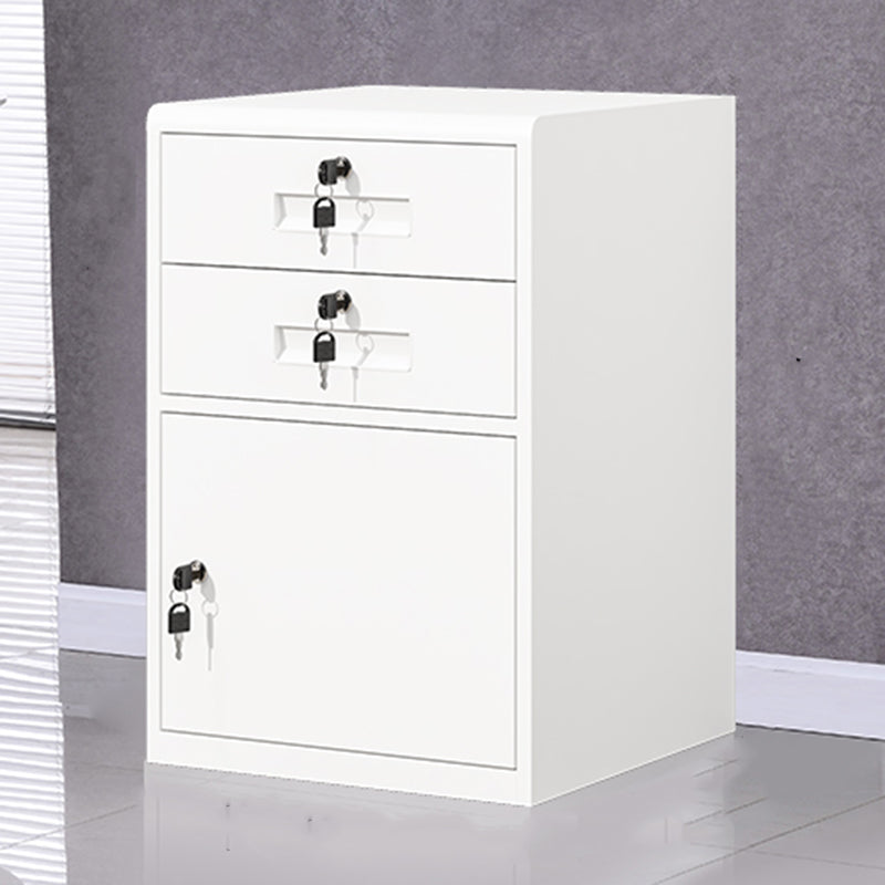 Classical File Cabinet Metal Vertical File Cabinet with Locking Drawers