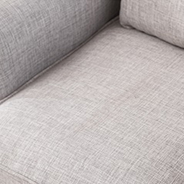 Mid-century Modern Rolled Arms Wingback Chair Tufted Back Nailhead Trim Chair