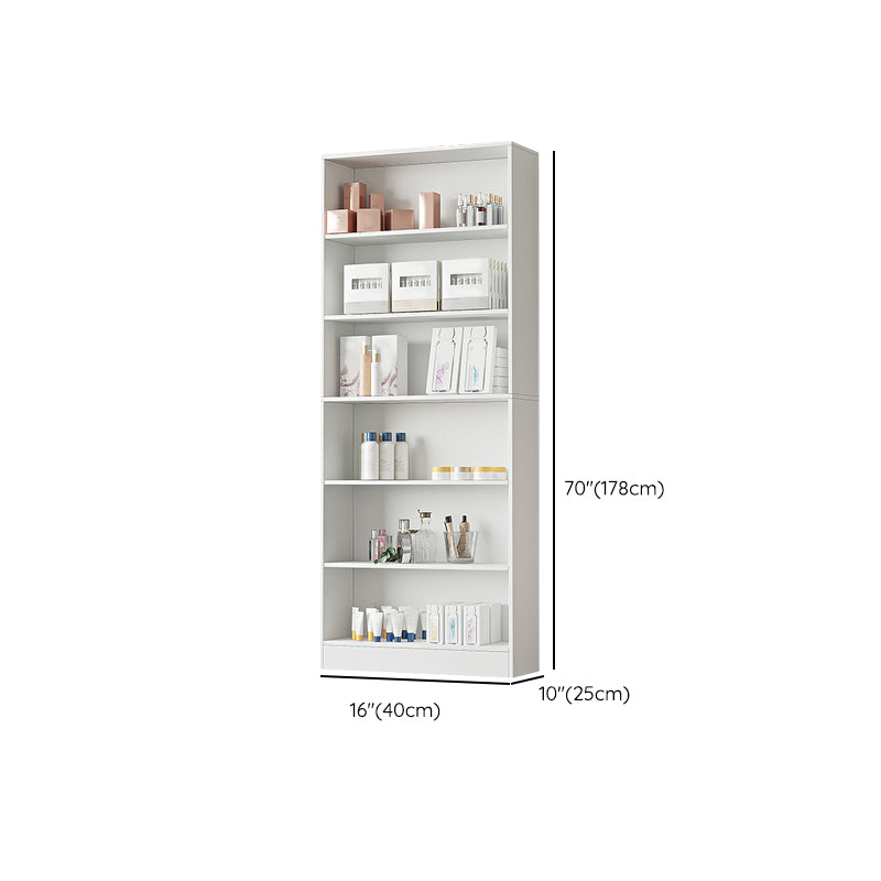 Contemporary Rectangle Wooden Cabinet with Shelves Storage Cabinet