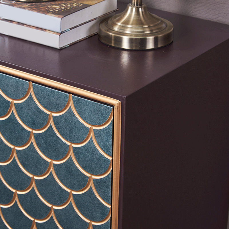 Industrial Accent Cabinet with Cup Pulls Doors and Straight Legs