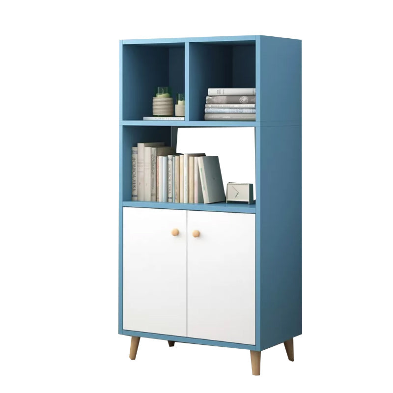 Contemporary Style Simple Wood Chest with Shelves for Living Room