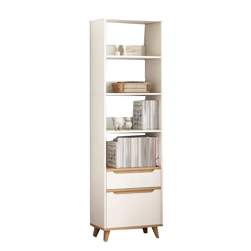 Contemporary Style Simple Wood Chest with Shelves for Living Room