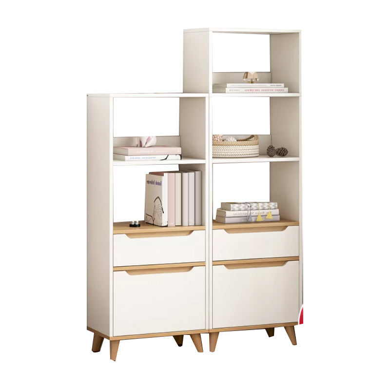 Contemporary Style Simple Wood Chest with Shelves for Living Room
