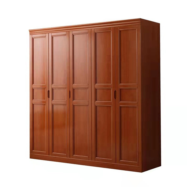 Matte Finish Cabinet for Bedroom Traditional Rubberwood Storage Cabinet
