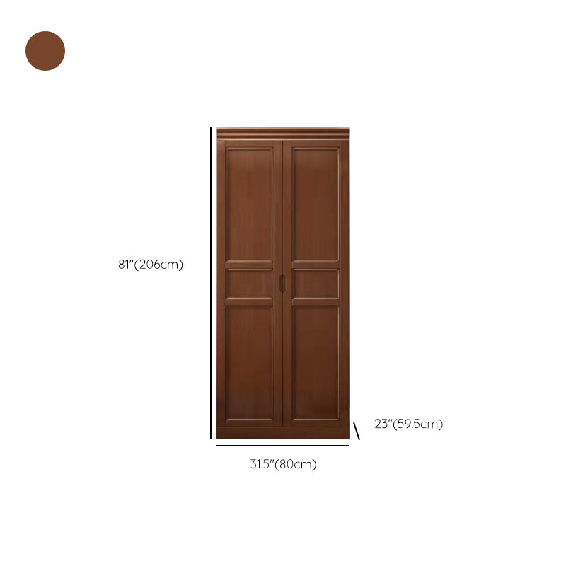 Matte Finish Cabinet for Bedroom Traditional Rubberwood Storage Cabinet