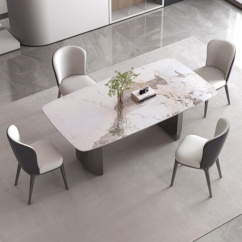 Rectangle Dining Table Sintered Stone Dining Table for Kitchen