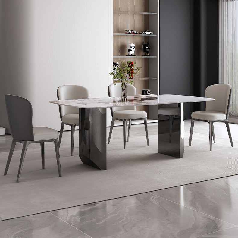 Rectangle Dining Table Sintered Stone Dining Table for Kitchen