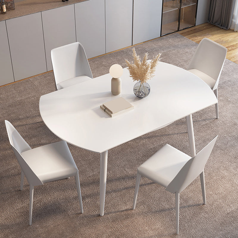 Sintered Stone Dining Table Modern Round Dining Table for Kitchen