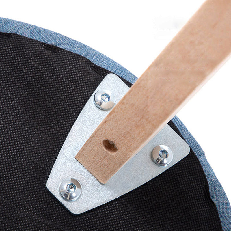 Industrial Style Round Seat Barstool Wooden Counter Bar Stool for Home Use