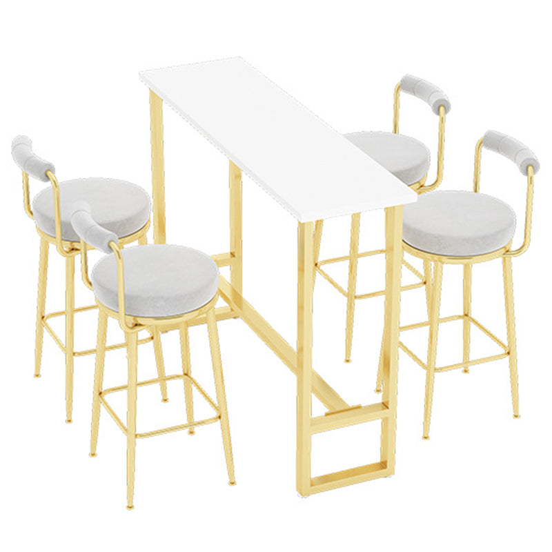 1/3/4/5/7 Pieces Counter Height Pub Set Rectangular Bistro Set