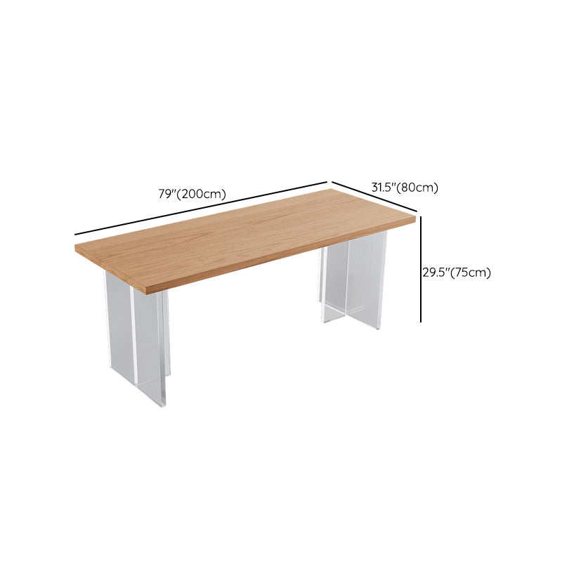 Modern 1/4/6 Pieces Dining Set Rectangle Wood Dining Table for Dining Room