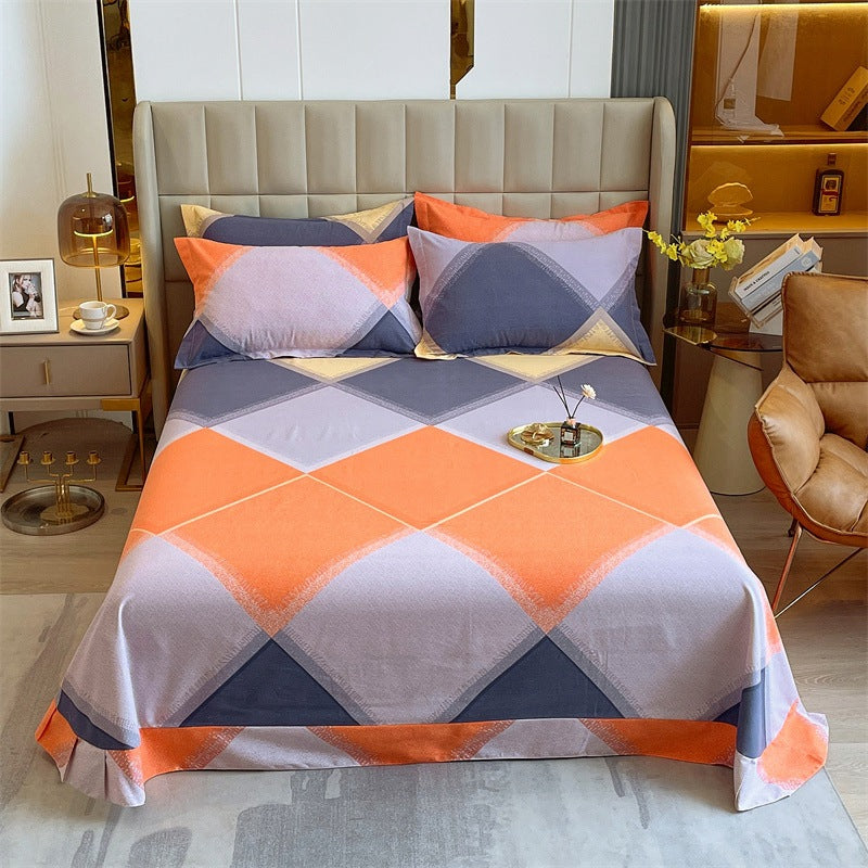 Cotton Brushed Bed Sheet Extra Deep Pocket Microfiber Wrinkle Resistant Bed Sheet Set