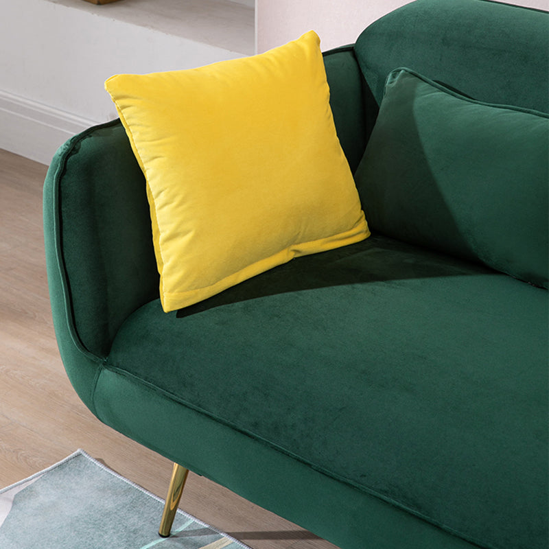 30" Wide Scandinavian Sofa Bed Fabric Cushions Seating with Pillows