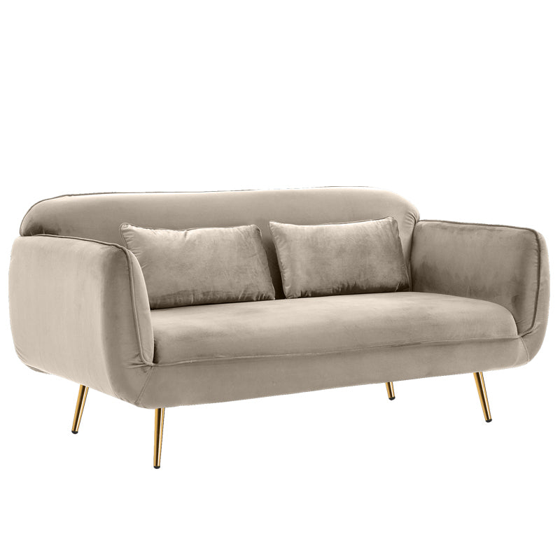 30" Wide Scandinavian Sofa Bed Fabric Cushions Seating with Pillows