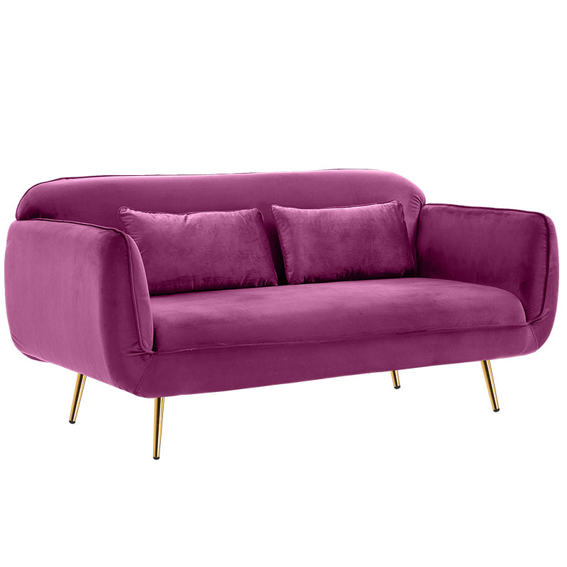 30" Wide Scandinavian Sofa Bed Fabric Cushions Seating with Pillows